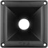 DS18 PRO-H44/BK Waveguide Horn Universal Square Driver Tweeter, Easy Twist On/Off Installation, Set of 1 Black