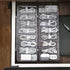 Plastic Cable Management Box, White Cable Management Box with 10 Wire Ties, Clear Power Cord Organizer