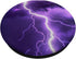 Purple Sky Blue Lightning Thunder Storm PopSockets Standard PopGrip