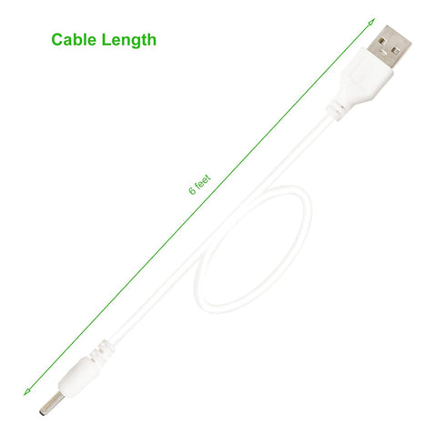 PDEEY Charger Cord Replacement for ANMEATE Baby Monitor SM24/SM935E - USB Power Cord 6 ft