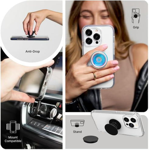 PopSockets Night Aura Adhesive Phone Grip - Eco-Friendly Design