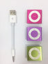 Amicable USB Date Cable for iPod Shuffle (2-Pack) - 3.5mm Jack to USB Charger & Sync Data Transfer for 3rd-7th Gen.