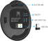 Wireless Ergonomic Vertical Mouse for Large Hands, Rechargeable Big Quiet Silent Ergo Blue LED Light, 3600DPI for PC