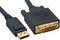 DisplayPort to DVI Cable, 3ft