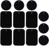 DSTELIN Smartphones Metal Plate 12 Pack for Phone Car Mount Holder Cradle with 3M Adhesive (Compatible with Magnetic