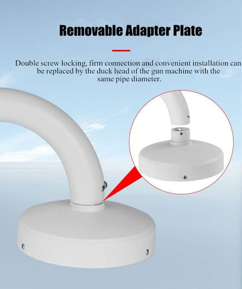 Security Camera J-Type Wall Mount Junction Box Bracket, Dome Camera Mount Universal for CCTV Security Camera
