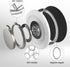 Sinjimoru Magnetic Cell Phone Ring, 360 Degree Rotation Finger Grip for Magnetic Ring Holder Compatible with iPhone 15