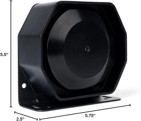 Xprite Compact 200 Watt High Performance Extra Slim Siren Speaker (Compatible with Any 100 - 200 Watt Siren)