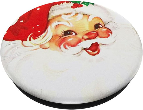 Vintage Cute Santa Claus Christmas PopSockets Standard Grip