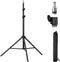 K&F CONCEPT Light Stand for Photography, 6.5ft/2M Portable Extendable Photo Video Tripod Stand, Lighting