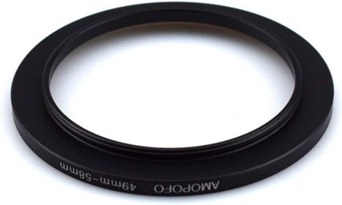 Universal 49-58mm Step Up Ring Filter Adapter for UV, ND, CPL, Metal Step Up Ring