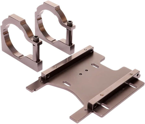 Savage Flux HP Aluminum Motor Mount Plate Brace - Silver