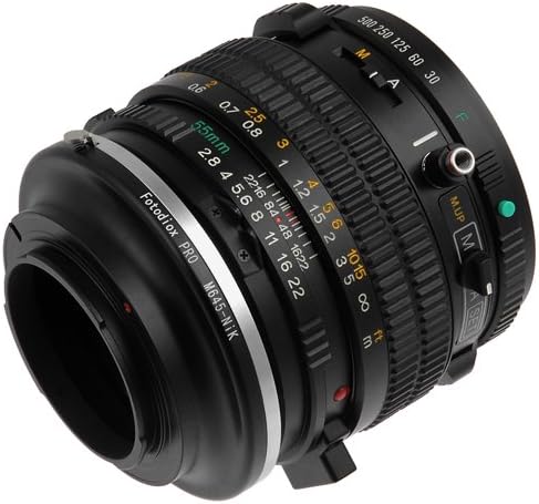 Fotodiox Pro Lens Mount Adapter for Mamiya 645 MF Lenses to Nikon F-Mount Cameras