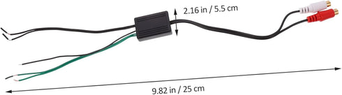 GLEAVI Audio Adapter Cable Speaker Wire to RCA Adapter for Car Audio Speaker Cable, RCA Cord, Amplifier RCA Converter