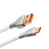 1.8m EPOMAKER Mix Coiled Keyboard Cable, USB C to USB A TPU Cable for Mechanical Gaming Keyboard, with Detachable Metal