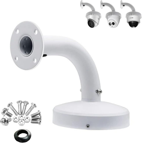 Security Camera J-Type Wall Mount Junction Box Bracket, Dome Camera Mount Universal for CCTV Security Camera