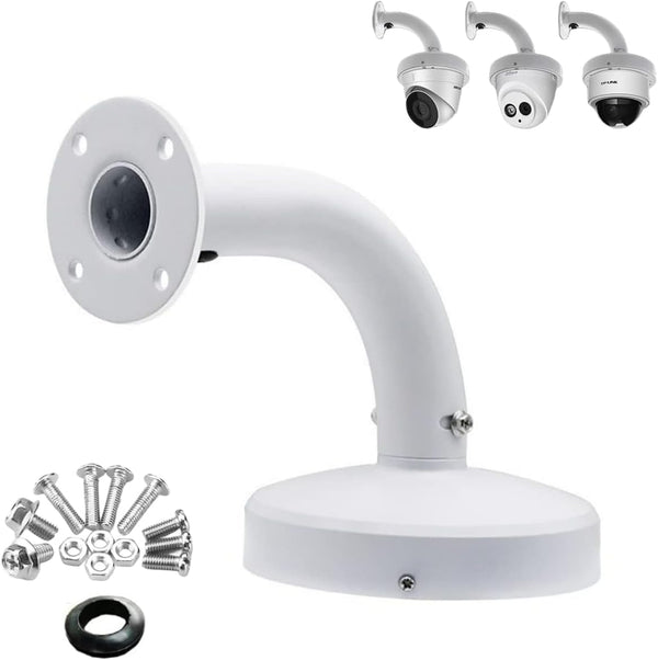 Security Camera J-Type Wall Mount Junction Box Bracket, Dome Camera Mount Universal for CCTV Security Camera