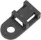 uxcell Black Cable Tie Base Saddle Type Mount Wire Holder, 100pcs, Permanently Anchors to Wall Desk 19.6x9.5x5mm