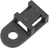 uxcell Black Cable Tie Base Saddle Type Mount Wire Holder, 100pcs, Permanently Anchors to Wall Desk 19.6x9.5x5mm