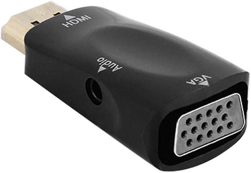 Sonew HD 1080P Female to VGA Female Converter Adapter with 3.5mm Audio Output Cable for PC/Laptop/DVD