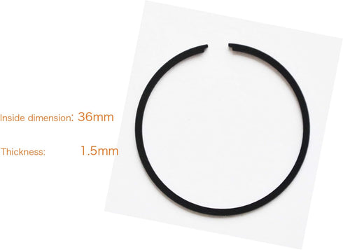 Generic Set 36mm 36mm. 2- 1/5 29cc Piston Ring Dia. Fit for Piston Size Stroke Remote Control Gasoline RC car Engine