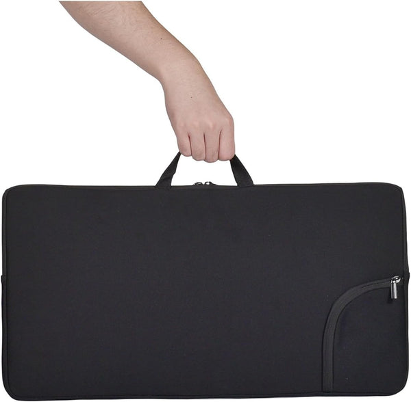 Portable Neoprene Keyboard and Mouse Case Bag, Shockproof Dustproof for Logitech MK570/MK550 Wireless Wave K350 Combo