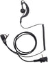 Caroo VX-261 Earpiece Headset with PTT Mic for Motorola Yaesu Vertex Standard Radio Walkie Talkie