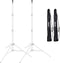 EMART 7 Ft Light Stand for Photography, 2 Pack Portable Tripod with Carry Case