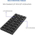 Multifunctional Cheese Plate with 1/4" 3/8" Threads - Easy Switching Plate for Railblocks and Camera DIY Accessories