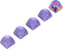 Heayzoki 5Pcs XDA Mechanical Keyboard Keycaps with Color Plating, Beautiful Textures, Special Touch Metal (XDA)