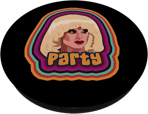 Party Funny Drag Queen Moment PopSockets Swappable PopGrip