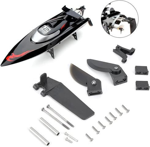 Shanrya FT012 Rc Parts, Rc Boat Parts Rc Accessories Rc Boat Steering Tail Rudder Parts Turn Fin Assembly Parts