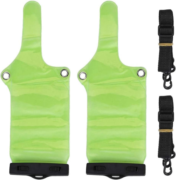 FOSA 2PCS Two Way Radio Waterproof Case Bag, Portable Protection for Walkie Talkie UV5R/UV82/BF-888S