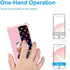NUU A25 Case by jioeuinly, Compatible with NUU Mobile A25, Colorful Reflect Light, with Tempered Glass Screen Protector