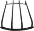 X AUTOHAUX 2pcs 12 Inch Car Bar Grille, Metal Black Subwoofer Grill Speaker Cover Protector Guard