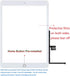 iPad 7th/8th Gen Screen Replacement Digitizer 10.2 Inch Touch Glass, Repair Kit with Home Button, for A2197 A2198 A2200