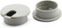 2pcs 1-3/8 Inch Desk Grommets, Cable Hole Cover for Office PC, Plastic Organizer in Gray