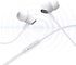 Wired Earbuds with Microphone – Noise Isolating Stereo Bass In-Ear Headphones for Smartphones, Tablets, iPads - White