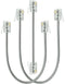 3Pack Short Phone Cord Kit for Landline, 3, 6, 8 inch RJ11 6P4C Male to Male Telephone Cord