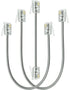 3Pack Short Phone Cord Kit for Landline, 3, 6, 8 inch RJ11 6P4C Male to Male Telephone Cord