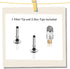 Mixoo 2-in-1 Stylus Pen for Touchscreen, Disc and Fiber Tip Sensitivity and Precision, Stylus for iPad, iPhone Tablet