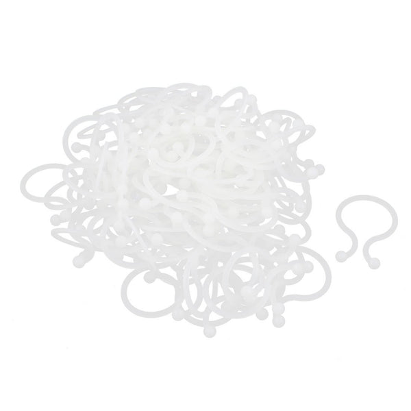 uxcell U Shape Save Place Twist Lock Cable Wire Ties, 100 Pcs Beige, 24mm Dia (Pack of 100)