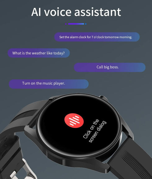 Smart Watches for Men Women - Bluetooth Call, Fitness Tracker with Heart Rate Monitor for Android iOS