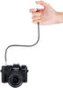 JJC 40cm Red Mechanical Cable Shutter Release, Bulb-Lock Design for Long Exposure, fits Fuji XT1 XT2 XT3 XT4