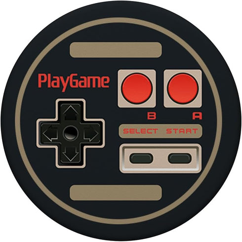 PopSockets PopGrip: Swappable Grip for Phones & Tablets, Retro Game Controller Classic Gamer Video Game Button Gaming