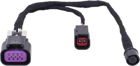 1500 2500 3500 2013-2018 NewYall Tailgate Rear View Backup Park Assist Camera Wiring Harness for Dodge Ram with Rear