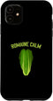 Romaine Calm Lettuce Vegetable Pun Gardening Lover Fun Case for iPhone 11