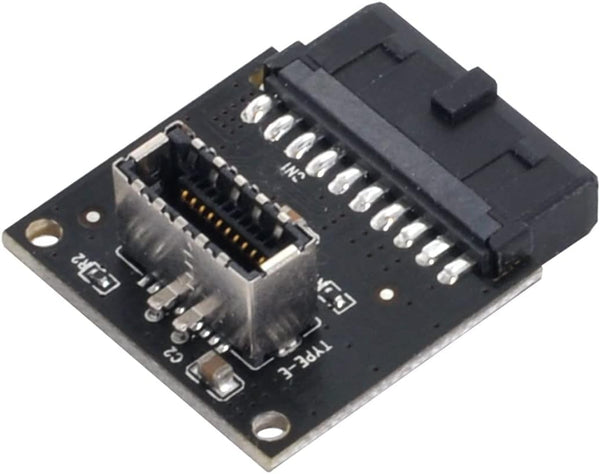 cablecc USB 3.1 Front Panel Socket Type-E - USB 3.0 20Pin Header Male Extension Adapter for Motherboard