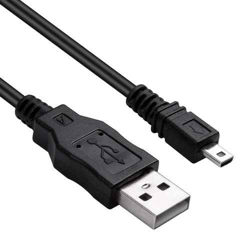 PDEEY UC-E6 USB Cable, Charger Replacement for Nikon Coolpix L830 S3300, Fujifilm Camera, (Mini 8P, 3.3 FT)