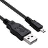 PDEEY UC-E6 USB Cable, Charger Replacement for Nikon Coolpix L830 S3300, Fujifilm Camera, (Mini 8P, 3.3 FT)